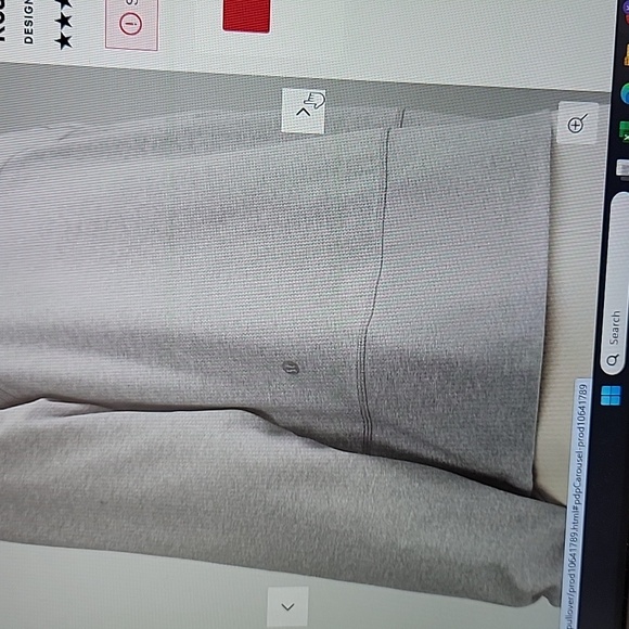 Lululemon ready to rulu pullover heather grey - Picture 10 of 11